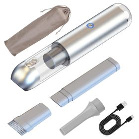 Cordless Handheld Car Vacuum Cleaner 16kPa Powerful Suction with 2 Speeds Filtration LED SOS Light Rechargeable Lightweight Portable Vacuum Clean