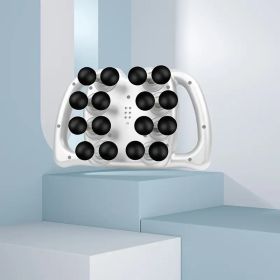 16 Head Fascia Gun, Full Body Massager, Instrument for Waist Back, Legs, Arm Muscle Relaxation, Home Multi-part Massage Gun (Color: White)